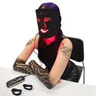 Professional BIOMOL Professional Wearable LED Therapy Light Mask 415nm 605nm 635nm 850nm Red Light F