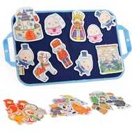 Toddler Felt Board, 4 Sets Nursery Rhymes Felt Sheets, Pre-Cut Flannel Dolls, Uneven Bumped, Hey dle