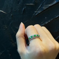 鏡翠 | 翡翠造型戒指 18K金 線戒