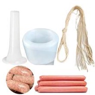 50mm Diameter 32mm Transparent Plastic Sausage Casing Tool Kit, 1-5m Optional For Home & Commercial 