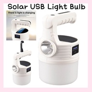 Solar USB Light Bulb Lamp Solar Camping Light Bulb