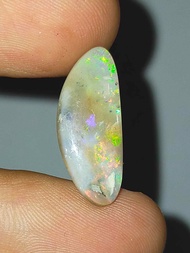 พลอย โอปอล ออสเตรเลีย ธรรมชาติ แท้ ( Solid Opal Australia ) หนัก 4.38 กะรัต