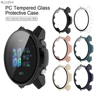 Hard PC + Tempered Glass Bracelet Cover For Garmin Forerunner 955 Case Forerunner955 Screen Protecto