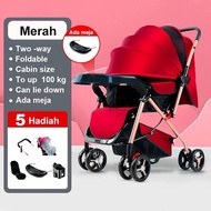 Mmflight Stroller Baby Kereta Dorong Bayi Lipat Traveling Bisa Newborn