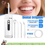 🇸🇬 320ML Pocket-sized portable water flosser/Water Flosser for Teeth Cordless , IPX5 Waterproof Dent