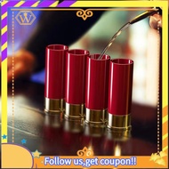 【W】6PCS 12 Gauge Shot Glasses Tequila Shot Glass Wine Lovers