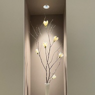 ⭐Magnolia Dried Branches Dried Flowers Bouquet Dried Branches Dried Tree Branches Tree Decoration Ma