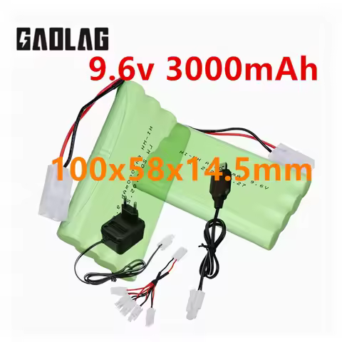 (Tamiya PLUG) 9.6v 3000mah NiMH Battery For Rc toys Cars Tanks Robots Boats Guns 9.6v Rechargeable B
