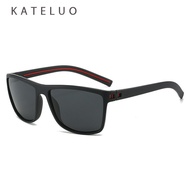 KATELUO Z8227แว่นตากันแดดแฟชั่นทรงสี่เหลี่ยมกระจก UV400แว่นกันแดดผู้ชายโพลาไรซ์