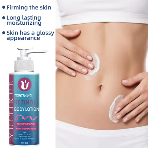 YUITIKUE TIGHTENING RETINOL BODY LOTION 150g - Firms, Moisturizes & Glow, for Multiple Body Areas, w
