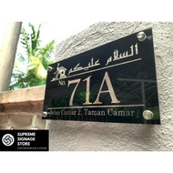 No Rumah Eksklusif/No Rumah/No Rumah Hipster/No Rumah Budget/House Number/House Plate Number