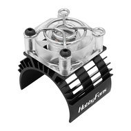 5-6V RC Brushless Motor Radiator with 5V Cooling Fan LED Motor Heat Sink Cooler for 540 550 3650 F54