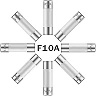 10A 250V 6x30MM Fast Blow Ceramic Fuses 10 Amp 250 Volt 0.24 x 1.18 Inch Fast-Acting Tube Fuse F10AL