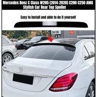 Mercedes Benz C Class W205 (2014-2020) C200 C250 AMG Stylish Car Rear Top Spoiler and Boot Spoiler C