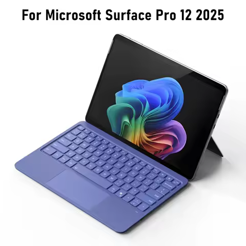 Bluetooth Keyboard For Microsoft Surface Pro 12 Inch,Trackpad Backlight Keyboard For Microsoft Surfa