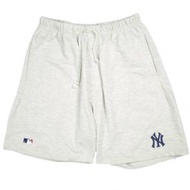 FREAK'S STORE x MLB 22SS 特別版網路獨家寬腿刺繡運動短褲 (GR22SS-08) 中灰色 紐約揚基隊 NY 短褲 [二手] [FREAK'S STORE x MLB]