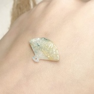 冰飄花翡翠扇子 | 天然A貨翡翠 | 送禮