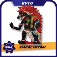 HITAM Buto AMRAL Black Puppet Figure Puppet Leather Duplex Cardboard Paper Material