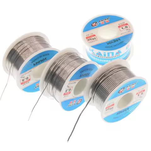 50g Solder Wire Tin 0.5/0.6/0.8/1.0/1.2/1.5/2.0mm Roll Clean Rosin Welding Core Soldering Wire Flux 