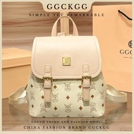 【GGCKGG】Branded Luxury Travel Backpack Women Premium Printed Satchel Beg Wanita SchoolBag Student