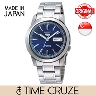 [Time Cruze] Seiko 5 SNKE51J1 Japan Made Automatic Stainless Steel Blue Dial Men Watch SNKE51 SNKE51J