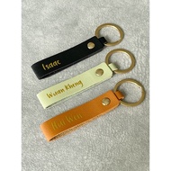 Personalised Leather Keychain