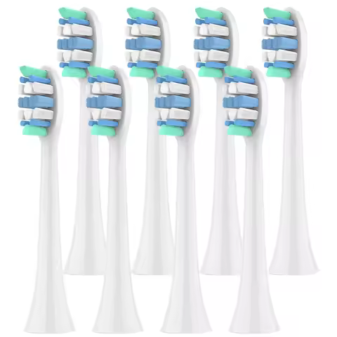 8pcs Replacement Toothbrush Heads Compatible with Philips Sonicare Replacement Electric Brush Head 4