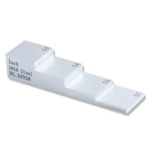 4 step test block 1018 steel calibration block 0.1"0.2"0.4"06"Ultrasonic test block Carbon Steel blo
