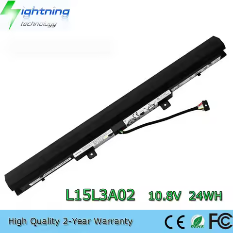 Genuine L15L3A02 10.8V 24Wh Laptop Battery for Lenovo IdeaPad V110-15AST 15IAP V310-15ISK L15S3A01 L
