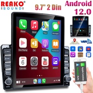 X-REAKO 9.7 inch Carplay Android 12 Car Radio Stereo Vertical Splitview Screen Automotive GPS Naviga