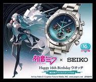 █Mine公仔█日版 PREMICO SEIKO 初音未來 16周年 生日 手錶 聯名 手表 16th B5347