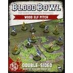 Blood Bowl Wood Elf Pitch: Double-Sided Pitch and Dugout Set (Season One)