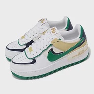 Nike 休閒鞋 Wmns AF1 Shadow 女鞋 白 藍 多色 皮革 低筒 AF1 經典 DZ1847-102