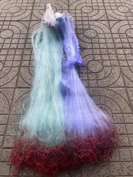 Lưới đánh cá 3 màn viền đỏ giăng nước chãy Cao 12m Dài 90/100m và 45/50m Bắt Cá Fishing Bắt Tôm