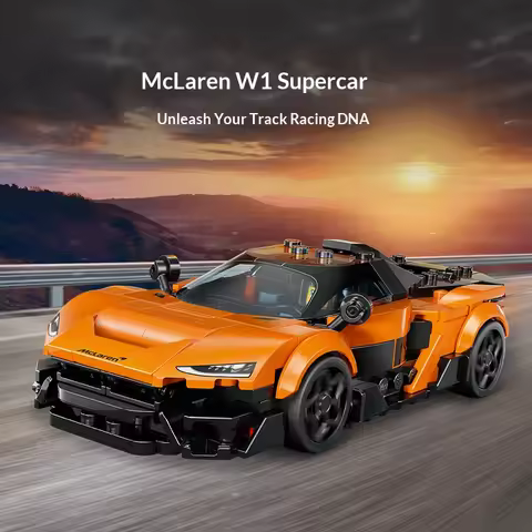 LEGO Building Blocks 77257 McLaren W1 Supercar Speed Racing Car Model Fashion Desktop Decoration Col