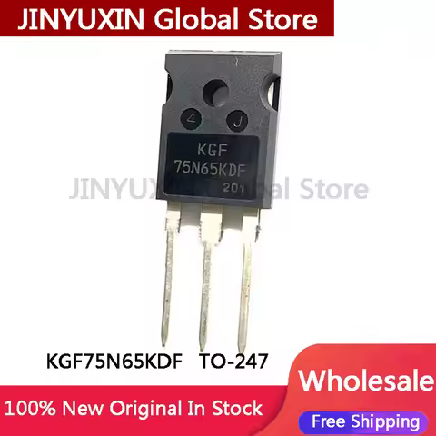 2-10Pcs New Original KGF75N65KDF KGF75N65 75N65KDF 75N65 TO-247 IGBT field-effect transistor
