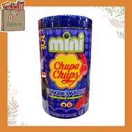 Chupa Chups Mini The Best Of  Mini Classic Tongue painter Mini Creamy อมยิ้ม 300 กรัม กลิ่นผลไม้ รสโคล่า สตรอเบอร์รี่ ช็อกโกแลต วานิลลา ส้ม กลิ่นครีม ราคาส่ง ราคาส่ง