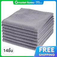 ผ้านักริยาม Comet แบบไมโครไฟเบอร์ สีเทา 14 ชิ้น