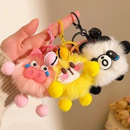GANTUNGAN BLANJA.ids PREMIUM ANIMAL FUR BALL KEYCHAIN ANIMAL PREMIUM IMPORTED FUR KEYCHAIN ANIMAL KE