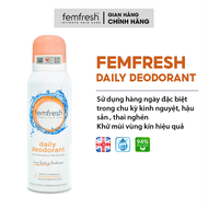 Xịt Thơm Mát Khử Mùi Vùng Kín Chưa Ion Bạc Lưu Hương Suốt 12h Femfresh Ultimate Care Deodorant 125ml