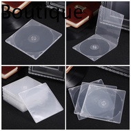 20Pcs Square PP Box, CD Style Slim PP, Can Install Single Transparent DVD DVD DVD DVD Storage Box