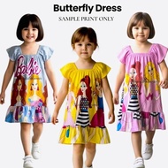 R6L2 Butterfly Dress for kids 3 to 15mos with garter