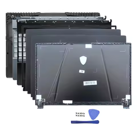 Laptop Case For MSI GE65 GL65 GP65 MS-16U1 16U2 16U3 Notebook LCD Back Cover Front Frame Hinge Palmr