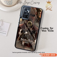HP Vivo V23e Phone Case Vivo V23e Motif 03 AOT Latest Case Cool Cute Character Case Cute Case Anime 
