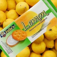 (Bundle of 6,3) Julies Biscuit Julie's Lemon Flavoured Cream Sandwich 100g LEMON
