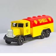 Metal Car Model Oil Truck Vintage Scammell 6-Wheeler Shell Tanker Produced By Lledo Made in England 