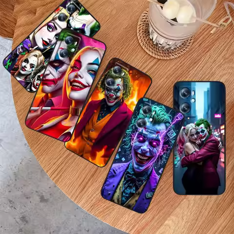 J-Joker H-Harley Q-Quinn Cool For OPPO Reno 7 A96 A40 A58 5 6 Realme GT A74 A78 Neo2 A74 A78 Find X5