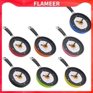 [Flameer] 9 Inch Round Frying Pan Wall Clock Digital Silent Clock for Restaurant Decor
