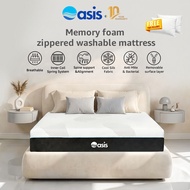 OASIS Spring Mattress Super Single/Single/Queen Size 25cm Cool Pocket Spring Latex and Memory Foam M