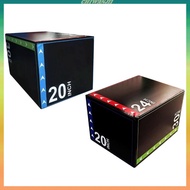 [Chiwanji1] Jump Box Plyo Box Plyometric 3 in 1 for Jumping Workout Squats Conditioning